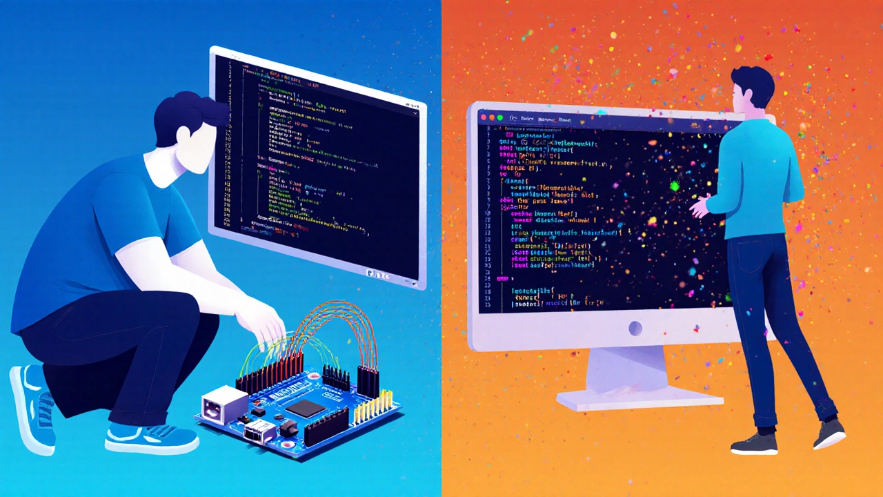 Сравнение разработки встраиваемых систем на C и игровых движков на C++.