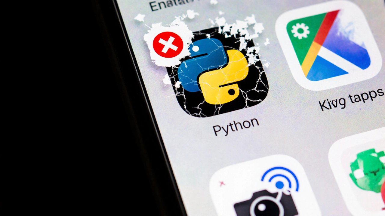 Мобильное приложение на Python с ограниченными функциями среди современных приложений на Swift и Kotlin