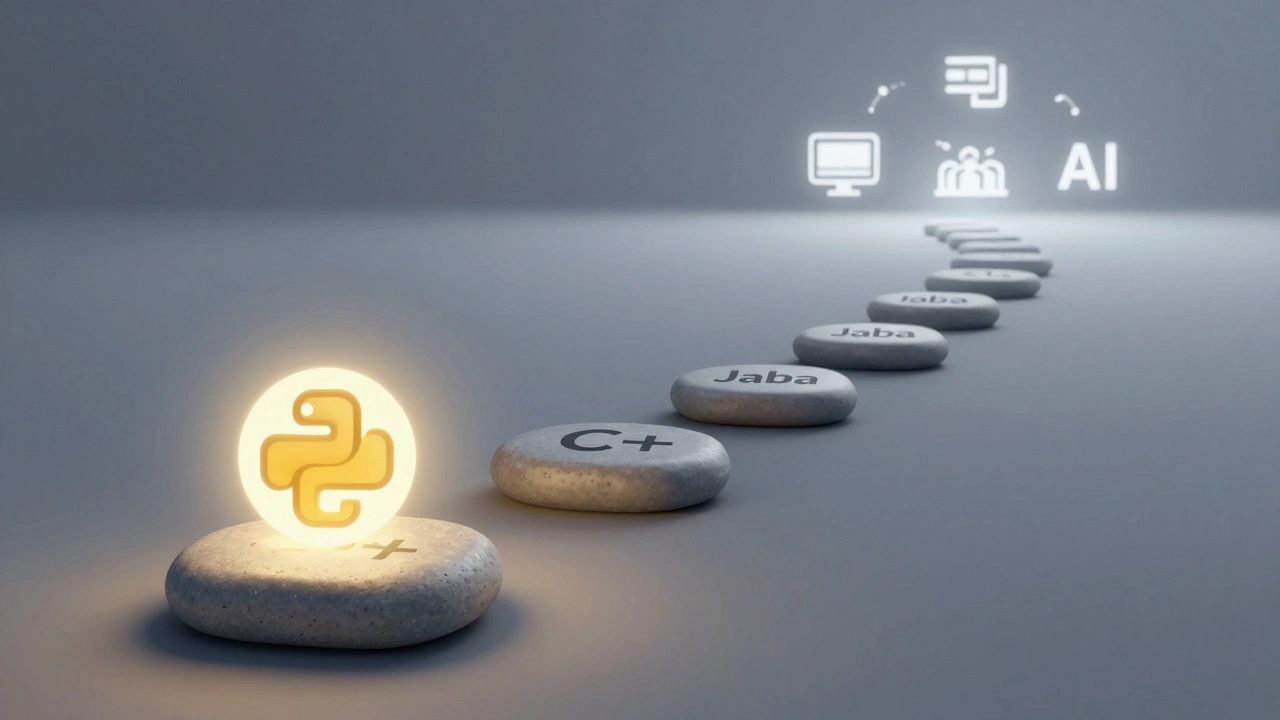 Путь программирования начинается с Python, ведет к вебу, данным и ИИ