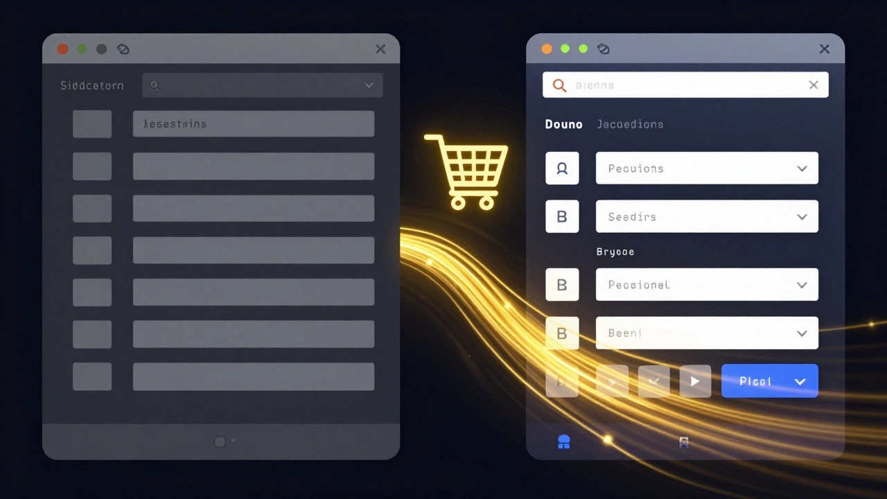 Сравнение статичной и интерактивной веб-страницы: слева — мёртвый сайт, справа — живой с анимациями и валидацией.